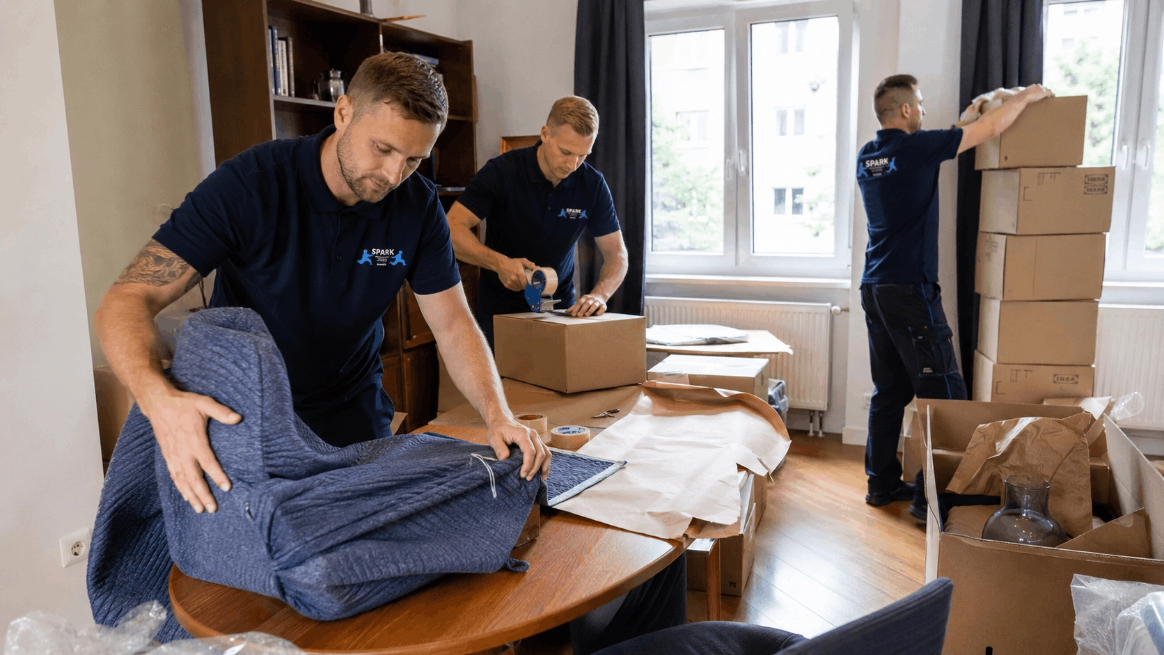 Zabezpieczone meble i rzeczy podczas transportu Kraków Warszawa